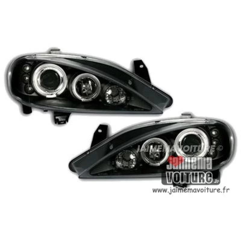 Renault Megane 1 Phase 2 Angel Eyes Black