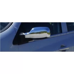 Shell mirrors chrome aluminum 2 Pcs stainless RENAULT CLIO 3