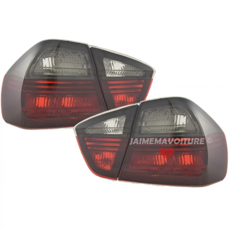 Feux arrières rouge/noir BMW Série 3 E90