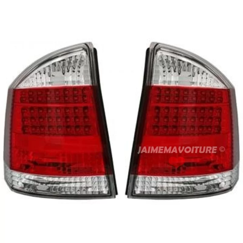 Opel Vectra C trasero blanco LED rojo se ilumina