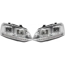 Front headlights U - LED VW Polo 2009 - 2014