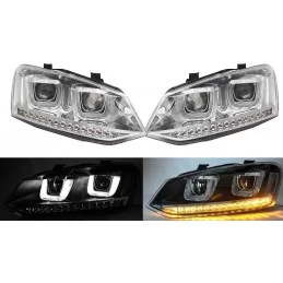 Front headlights U - LED VW Polo 2009 - 2014