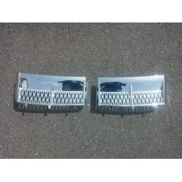 Side gills wing Range Rover L322 grey chrome grills