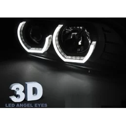 Phares angel eyes 3D led BMW Série 5 E39