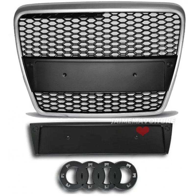 Grille for Audi A6 RS6 look