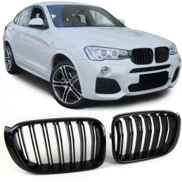 Grille for BMW X 3 F25 LCI 2014-2017 - Look X 4 M Black varnished