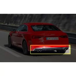 Diffuseur pour Audi A5 Coupé / Sportback SLINE