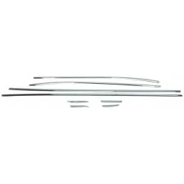 Outline of window chrome alu 8 Pcs stainless RENAULT CLIO 4
