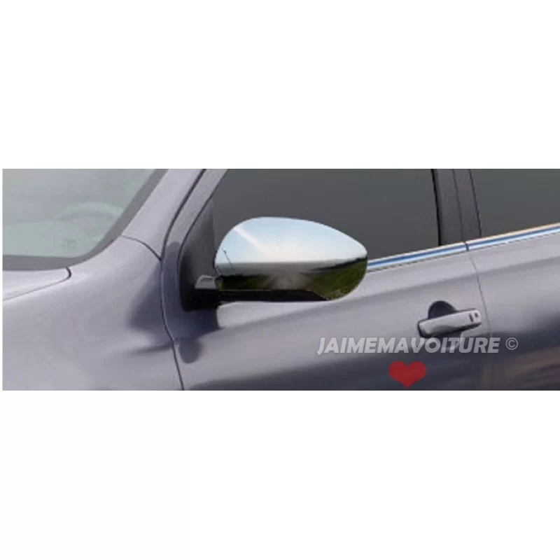 Hulls of mirrors chrome alu for Nissan Qashqai